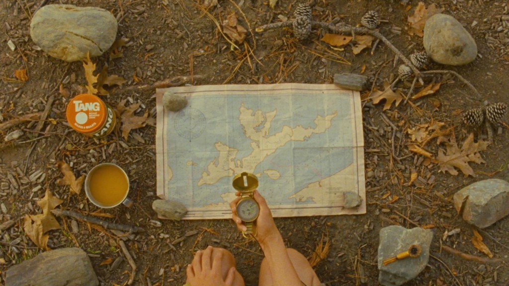 Mappa geografica nel film Moonrise Kingdom
